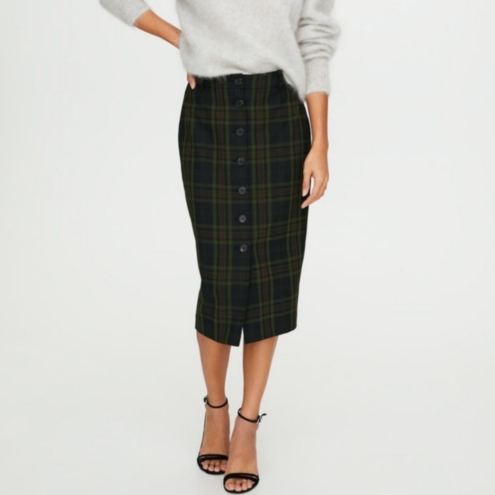 aritzia leona pencil midi skirt Wilfred